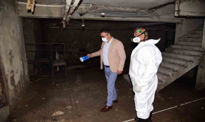 Manisada haşere üreme alanları ilaçlandı