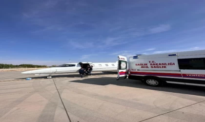 Mardin’de ambulans uçak, Hira bebek için havalandı