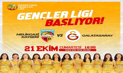 Melikgazi Basketbola Gençler Liginde ilk rakip Galatasaray
