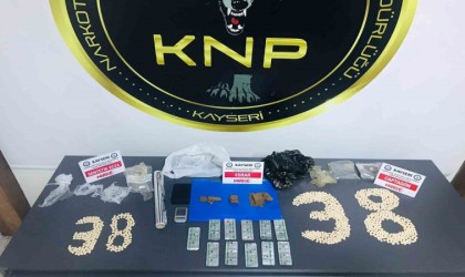 Narkotik ekipleri Kayseride uyuşturucuya geçit vermiyor