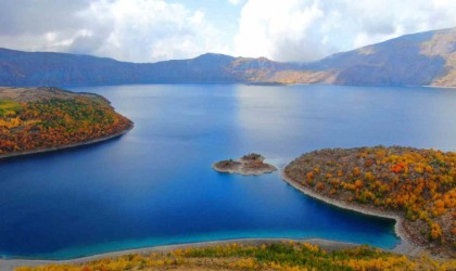 Nemrut Kalderasında sonbahar güzelliği