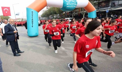 Nilüferde Cumhuriyetin 100. yılı için koştular