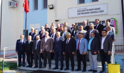 OEDAŞ Kütahya İl Müdürü, okul çatısına kurulan GES panellerinin açılışına katıldı