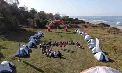 Öğrenciler kampta bir araya geldi