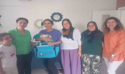 Salihlide hoş geldin bebek projesi: 171 aileye ulaşıldı