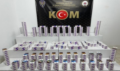 Samsunda 60 bin adet makaron ele geçti: 3 gözaltı