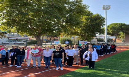 Sarıgölde Dünya Yürüyüş Günü için yürüdüler