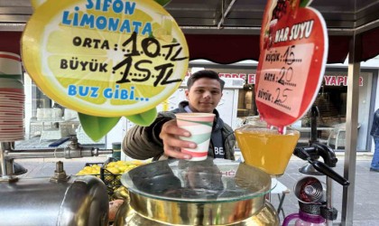 Sifon limonata ve nar suyu mevsim geçişlerinin gözdesi oluyor