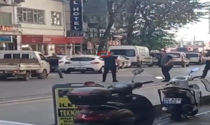 Silahla tehditler savuran kişiyi polis böyle gözaltına aldı