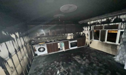 Silopide çıkan yangın evi küle çevirdi
