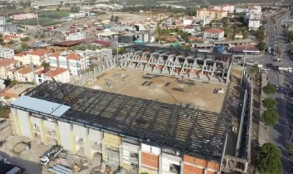 Soma’nın yeni stadı tam gaz