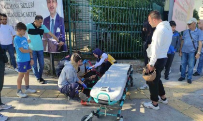 Ters şeritten caddeye girdi, kazaya sebep oldu