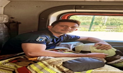 Yangına müdahale ederken yaşamını yitiren itfaiyeci, toprağa verildi