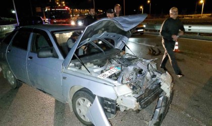 Yola düşen kasa kazaya sebep oldu