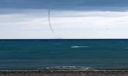 Antalya açıklarında hortum