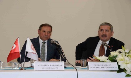 Bakan Yardımcısı Mahmut Gürcan, KONESOB başkanlarıyla buluştu