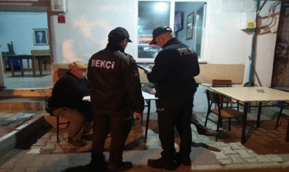 Balıkesirde polisten gece Huzur uygulaması