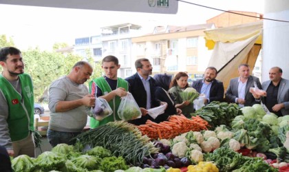 Bursada bu tezgahın geliri Gazzeye bağışlandı