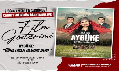 Canikte öğretmenler Aybüke filmiyle buluşacak