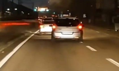 Canını hiçe saydı kilometrelerce makas atarak ilerledi