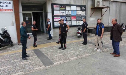 Çatıda 45 dakika önce gördüğü şahıs için ekipleri alarma geçirdi