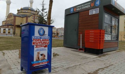 Çorumda bayat ekmekler israf olmayacak