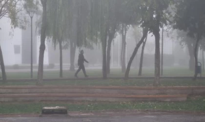 Diyarbakır’da sis etkili oldu