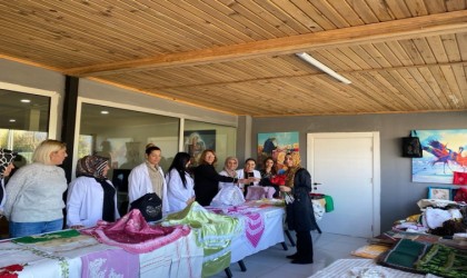 Diyarbakırın Yenişehir ilçesinde el emeği sergisi