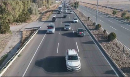 Filistin için özgürlük konvoyu Kayseriden İncirlike hareket etti