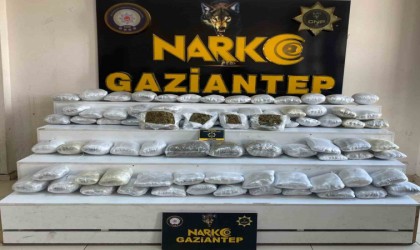 Gaziantepte 41 kilo skunk ve metamfetamin ele geçirildi