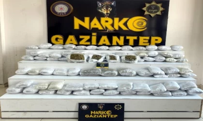 Gaziantep’te 41 kilo uyuşturucuya 1 tutuklama