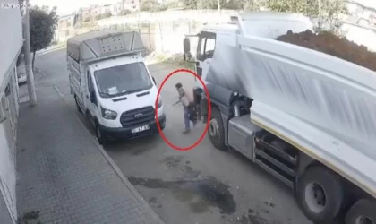 Hafriyat kamyonunun çarptığı yaya öldü