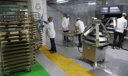 Haliliyede ekmek üretim tesisi kuruldu