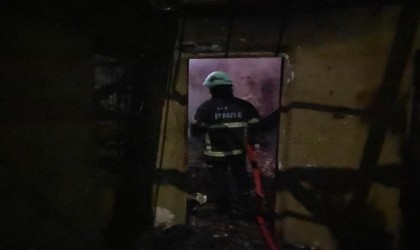 Hatayda evde çıkan yangın söndürüldü