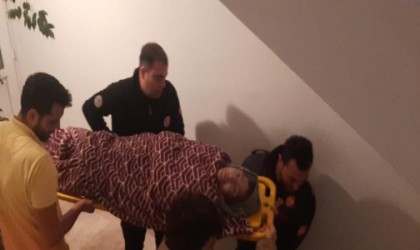 Hatayda yatalak kadının imdadına itfaiye ekipleri yetişti