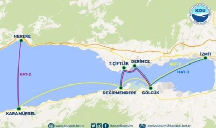 Hereke-Karamürsel vapur seferleri iptal edildi