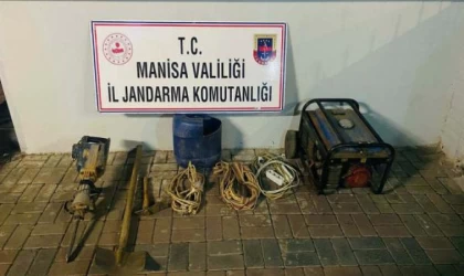 Kaçak kazı yapan 6 şüpheli suçüstü yakalandı