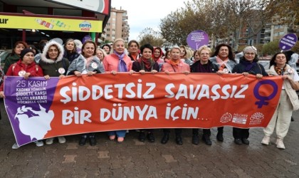 Kadınlar şiddete karşı seslerini yükseltti