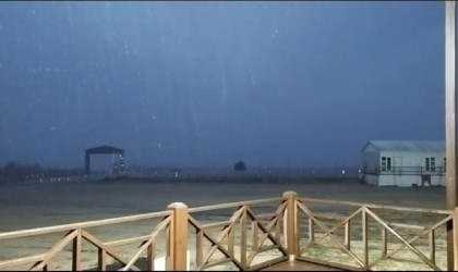 Karabükün yüksek kesimlerinde kar yağışı başladı