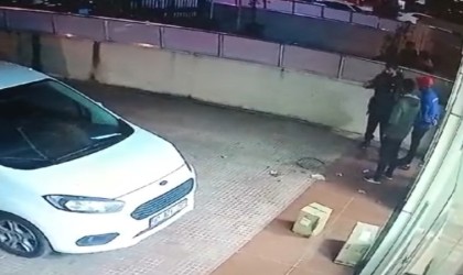 Kargo şubesinde dehşet anları