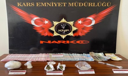 Kars merkezli 3 ile uyuşturucu operasyonu
