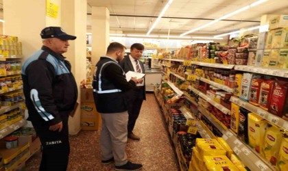 Karsta zincir marketler denetleniyor