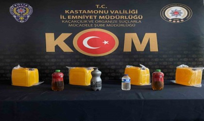 Kastamonuda sahte alkol operasyonu: 1 gözaltı
