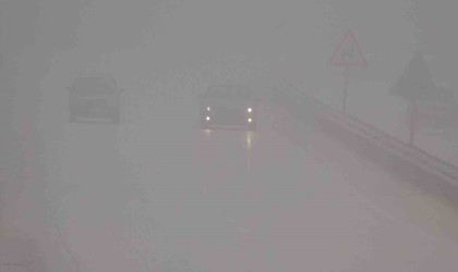 Kastamonuda yoğun sise teslim oldu: Görüş mesafesi 30 metreye kadar düştü