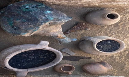 Kazı çalışmasında ortaya çıkan mutfakta 1600 yıllık tohumlar bulundu