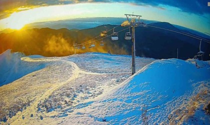 Keltepe Kayak Merkezi beyaz örtüyle kaplandı