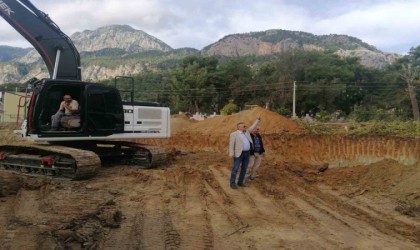 Kemer Göynük Mahalesi Kapalı Pazar yeri inşaatı başladı