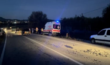 Kütahya’da, dereye uçan  motosikletin sürücüsü hayatını kaybetti // ek fotoğraf