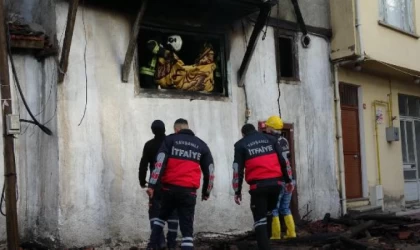 Kütahya’da ev yangını; 1 ölü