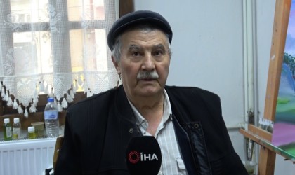 Kütahyalı çoban ressam Halil Kırkıl 33 yıldır doğayı resmediyor
